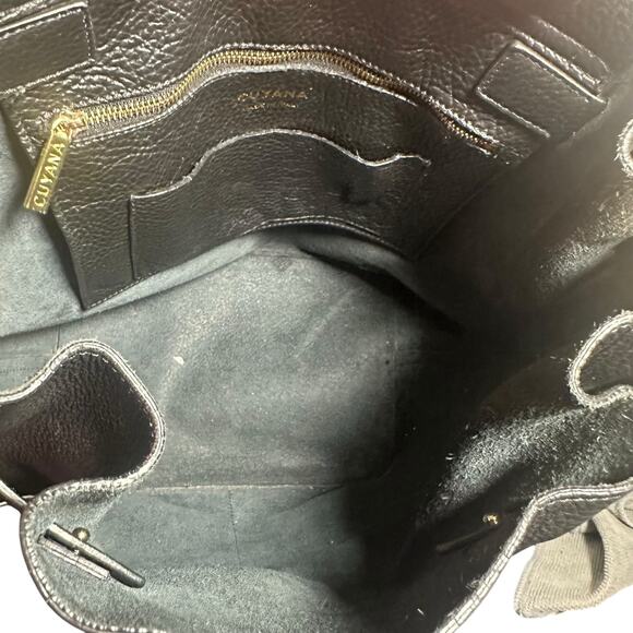 Cuyana Black Pebbled Leather Convertible Backpack Tote 13” original design - Picture 8 of 13